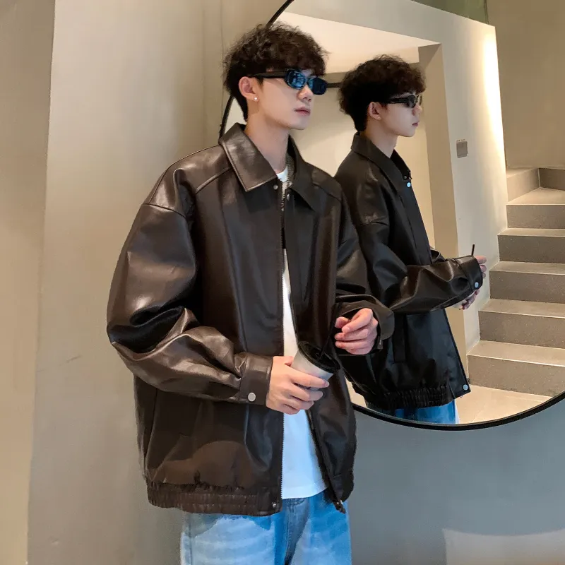 ZYKY Leather Jackets Coats Unisex-11