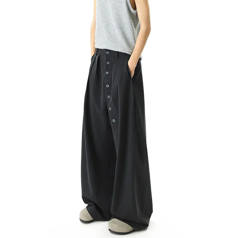 ZYKY Casual Pants Unisex Dark Gray-3