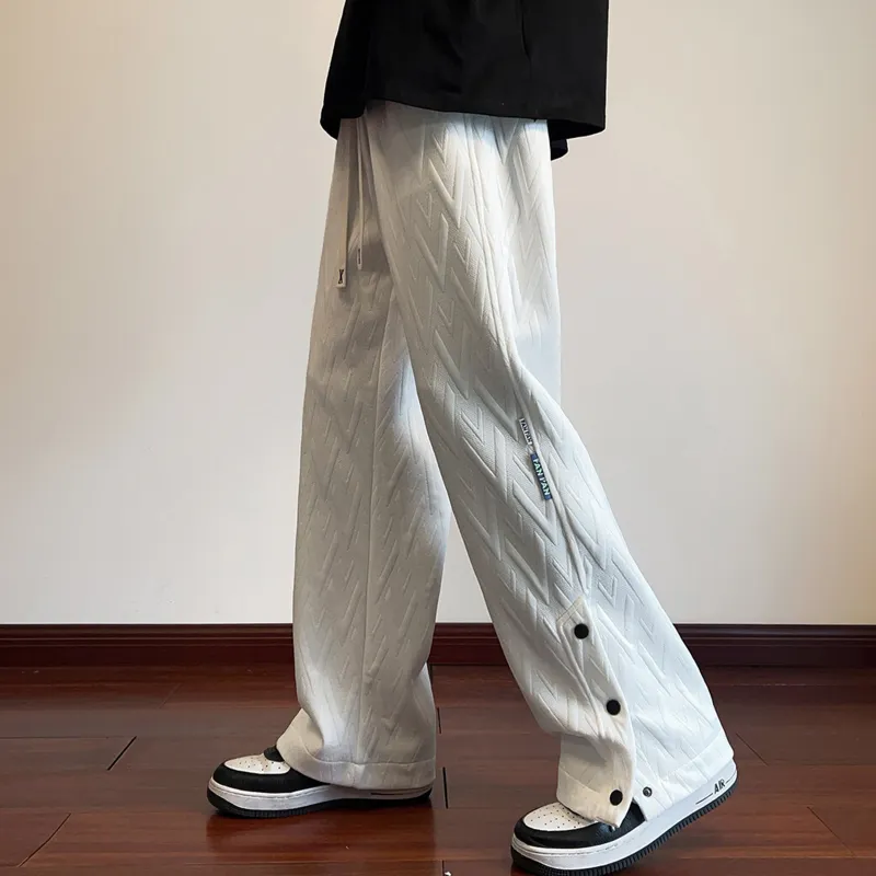 ZYKY Casual Pants Unisex Beige Yellow-7