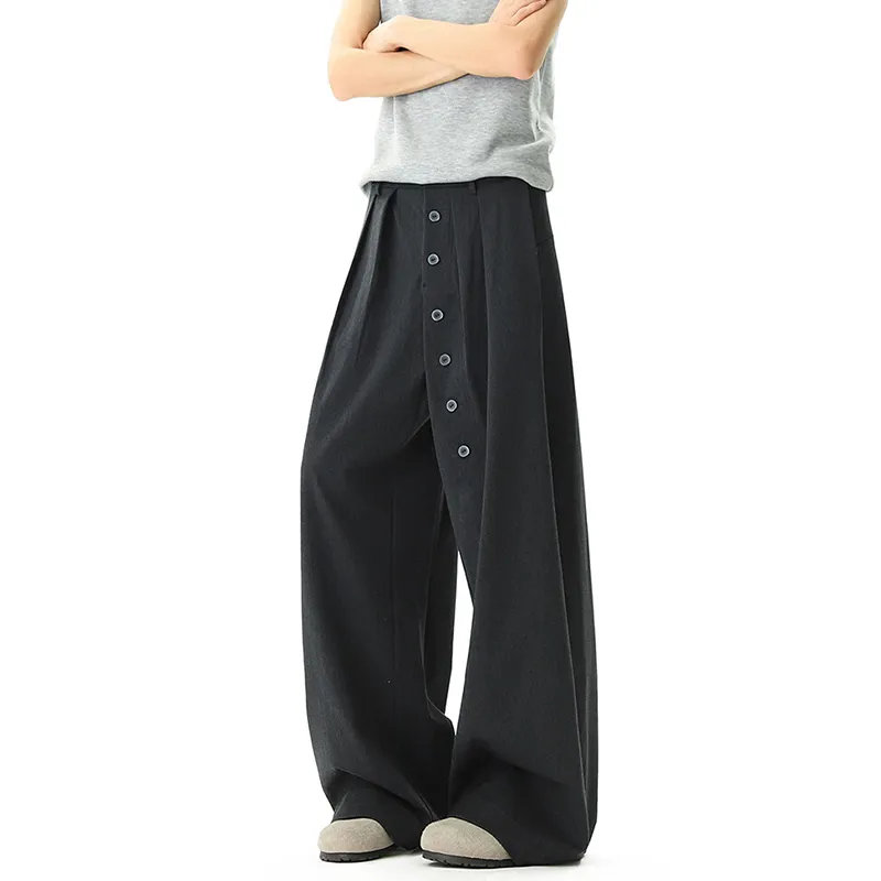 ZYKY Casual Pants Unisex Dark Gray-4