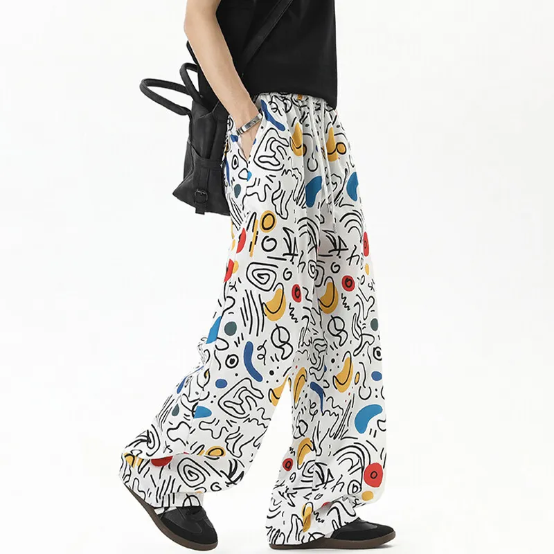 ZYKY Casual Pants Unisex White-5
