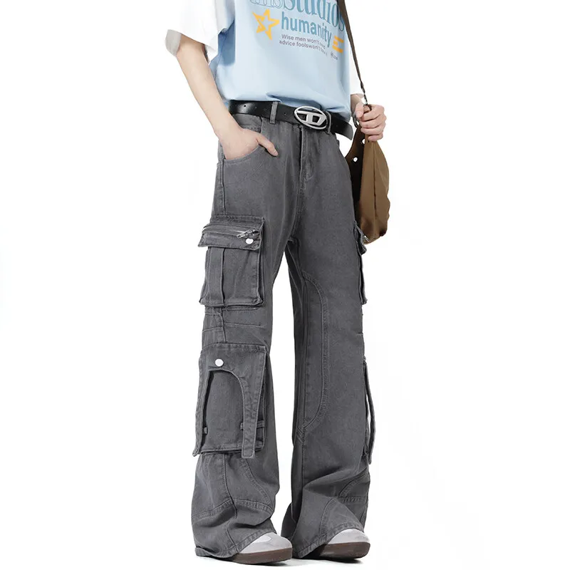 ZYKY Jeans Unisex Gray-4