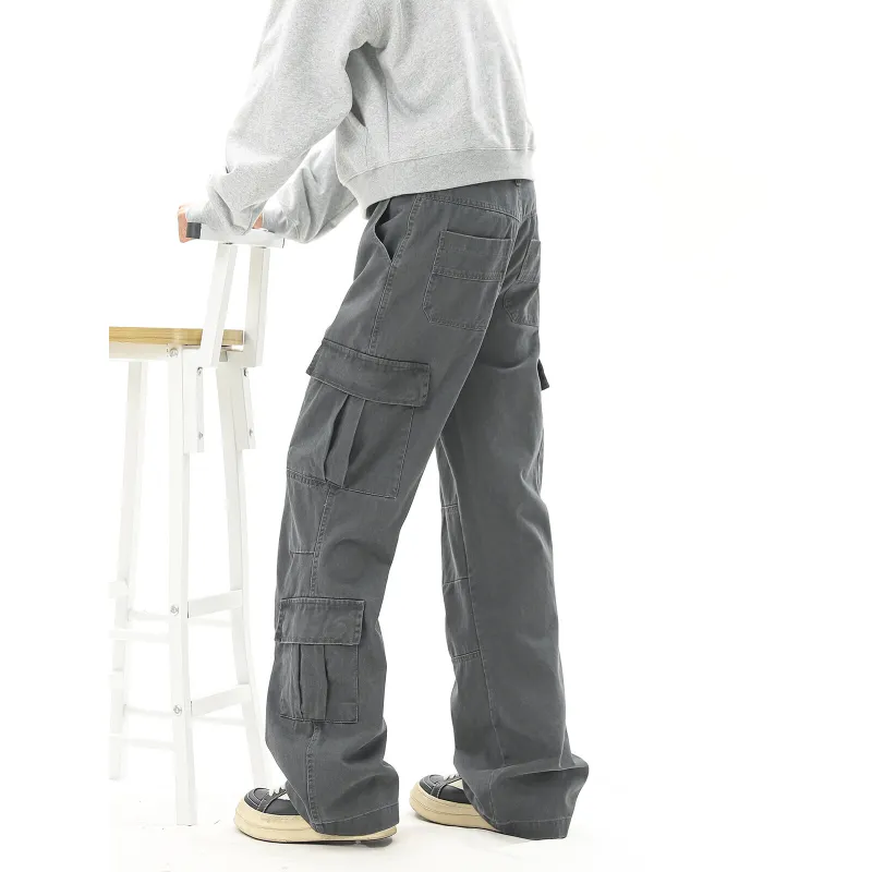 ZYKY Cargo Pants Unisex Gray-1