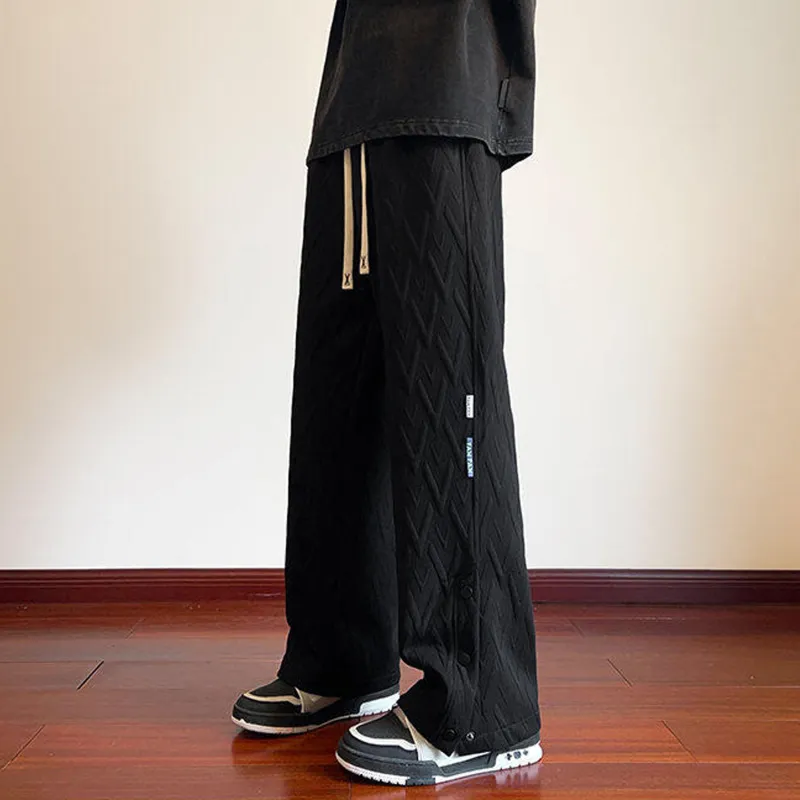 ZYKY Casual Pants Unisex Beige Yellow-2
