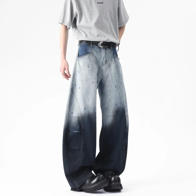 ZYKY Jeans Unisex Gradient Blue-3