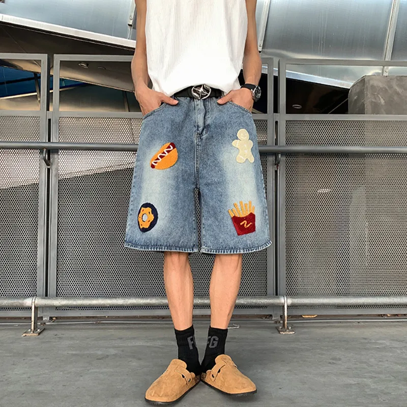 ZYKY Denim Shorts Unisex-5