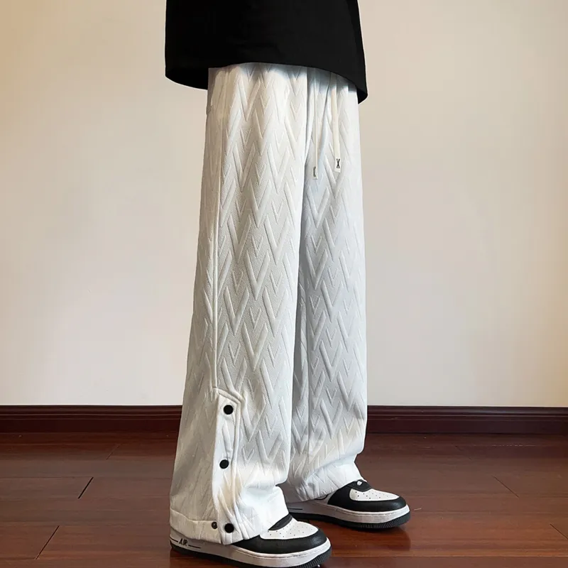 ZYKY Casual Pants Unisex Beige Yellow-8