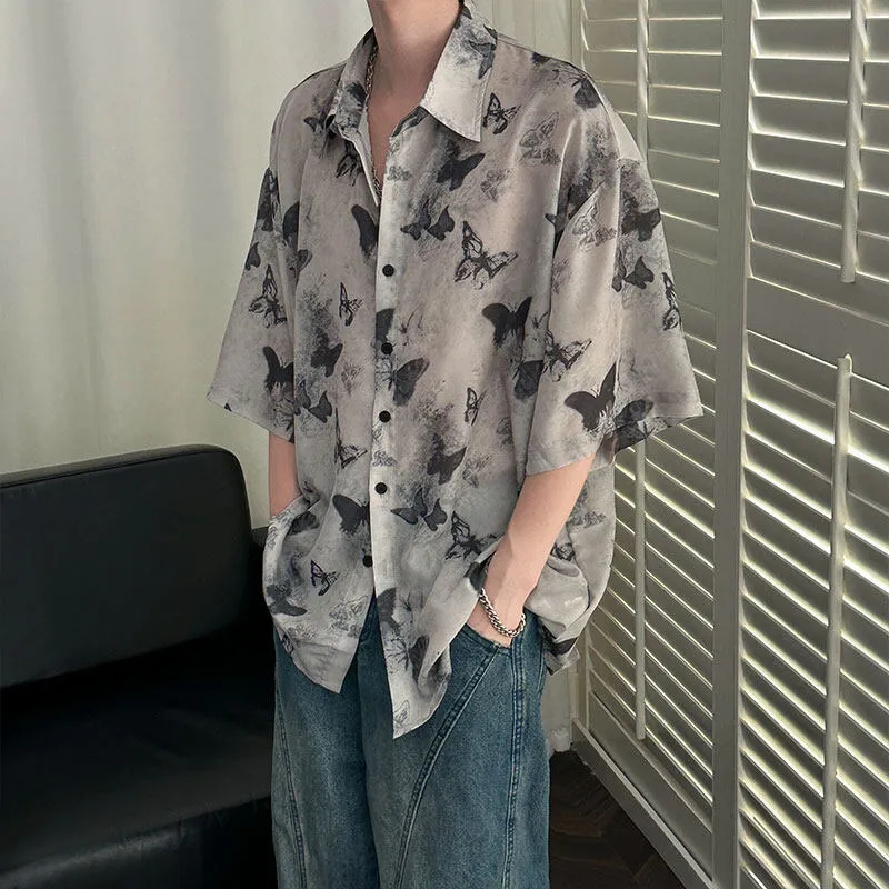 ZYKY Shirts Unisex Butterfly Gray-3
