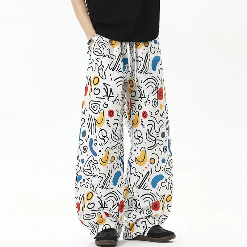 ZYKY Casual Pants Unisex White-4