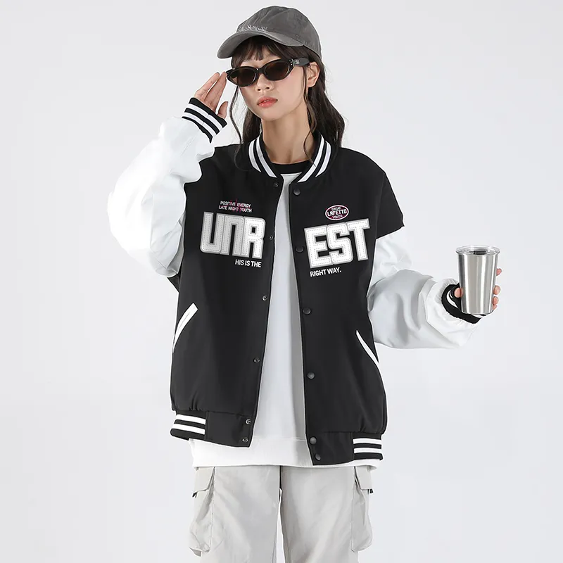 Lafetto Baseball Jacket Coat Unisex-3