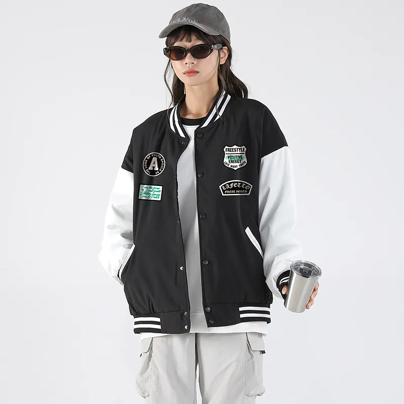 Lafetto Baseball Jacket Coat Unisex-3
