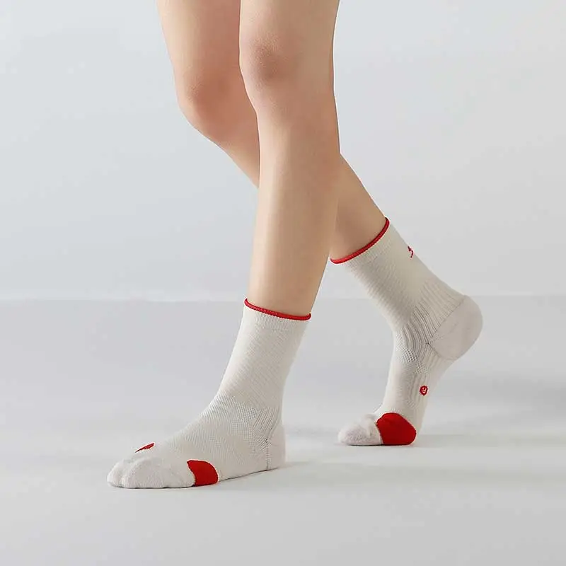MUSCLESWING Mid Calf Socks Women's 4 Pack-10