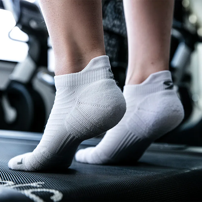 MUSCLESWING Ankle Socks Men's 4 Pack Gray-1
