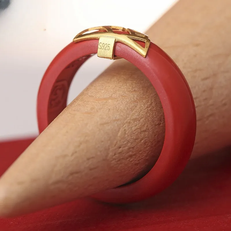 ZHIZUO Jade Rings Unisex-3