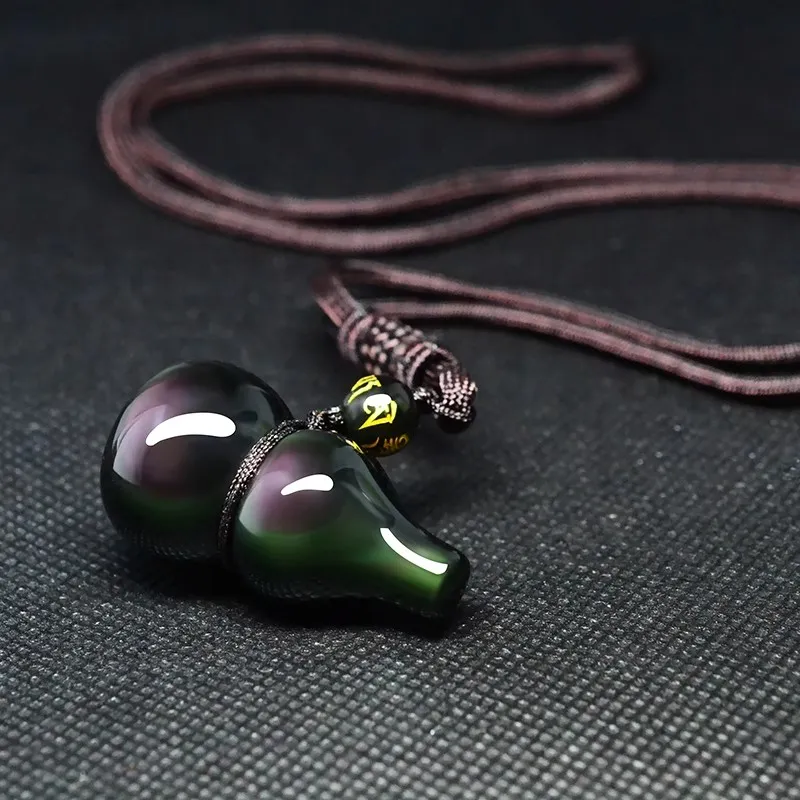 ZHIZUO Obsidian Pendants Unisex-2
