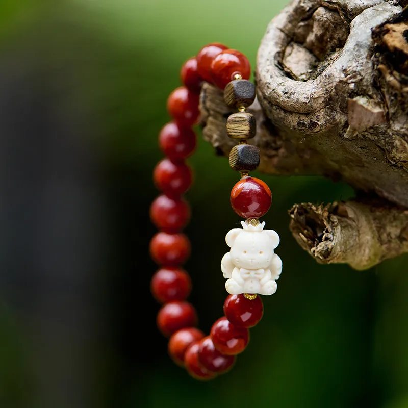 ZHIZUO Southern Red Agate Bracelets Unisex-2