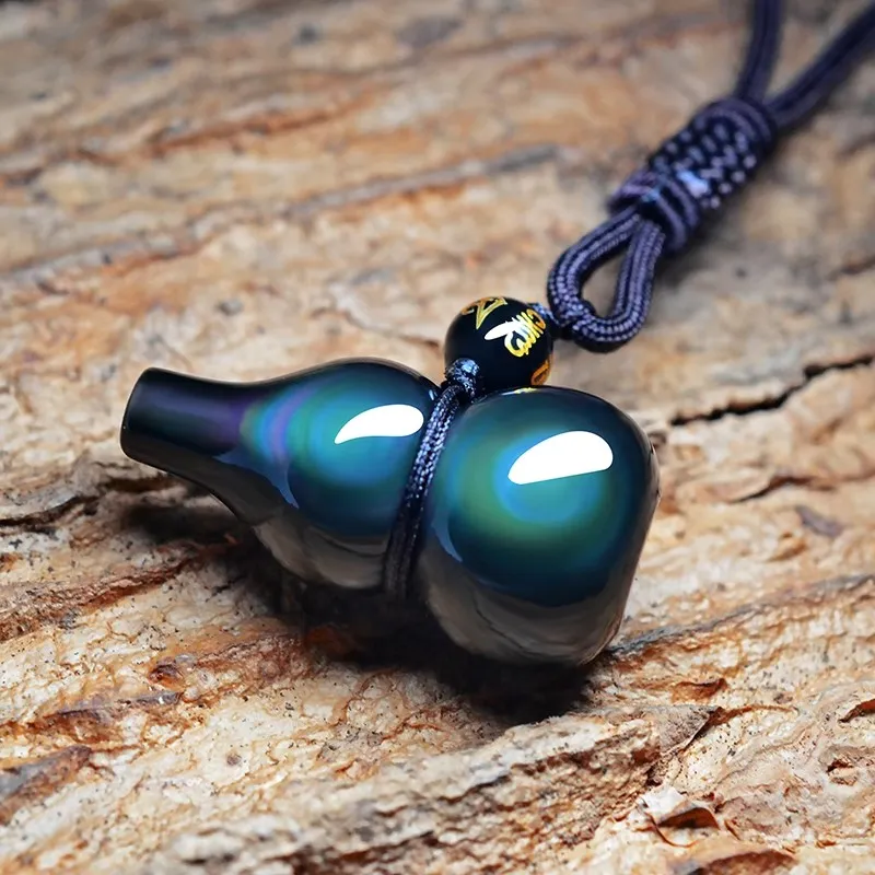 ZHIZUO Obsidian Pendants Unisex-3