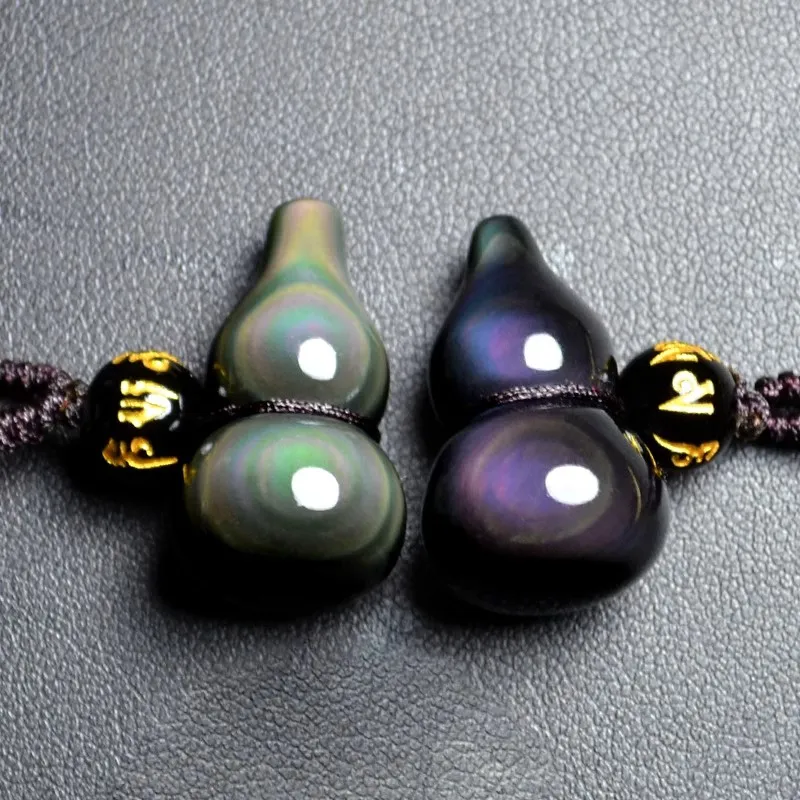 ZHIZUO Natural Obsidian Pendants Unisex-3