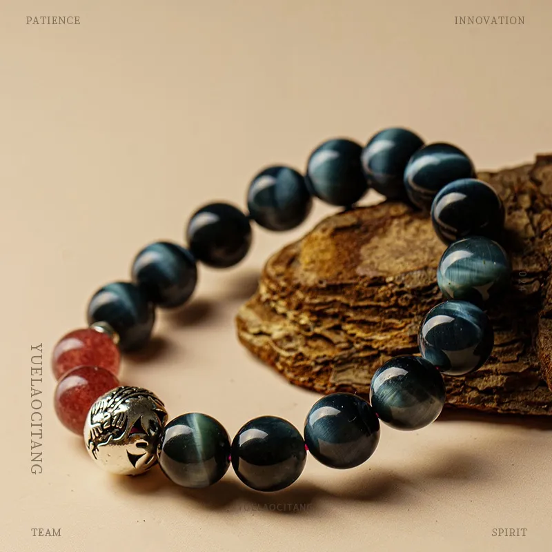 ZHIZUO Tiger's Eye Stone Bracelets Unisex-3