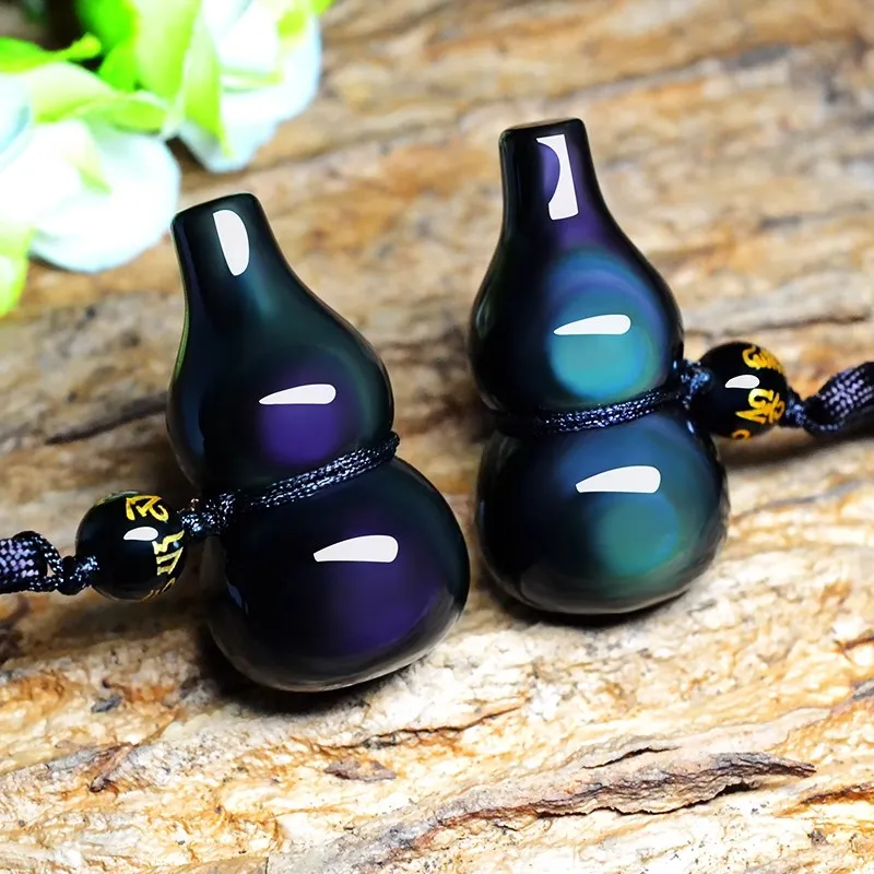 ZHIZUO Obsidian Pendants Unisex-4
