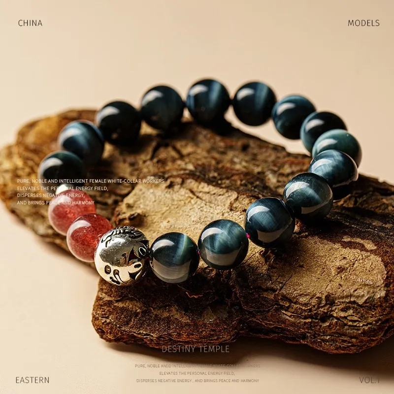ZHIZUO Tiger's Eye Stone Bracelets Unisex-5