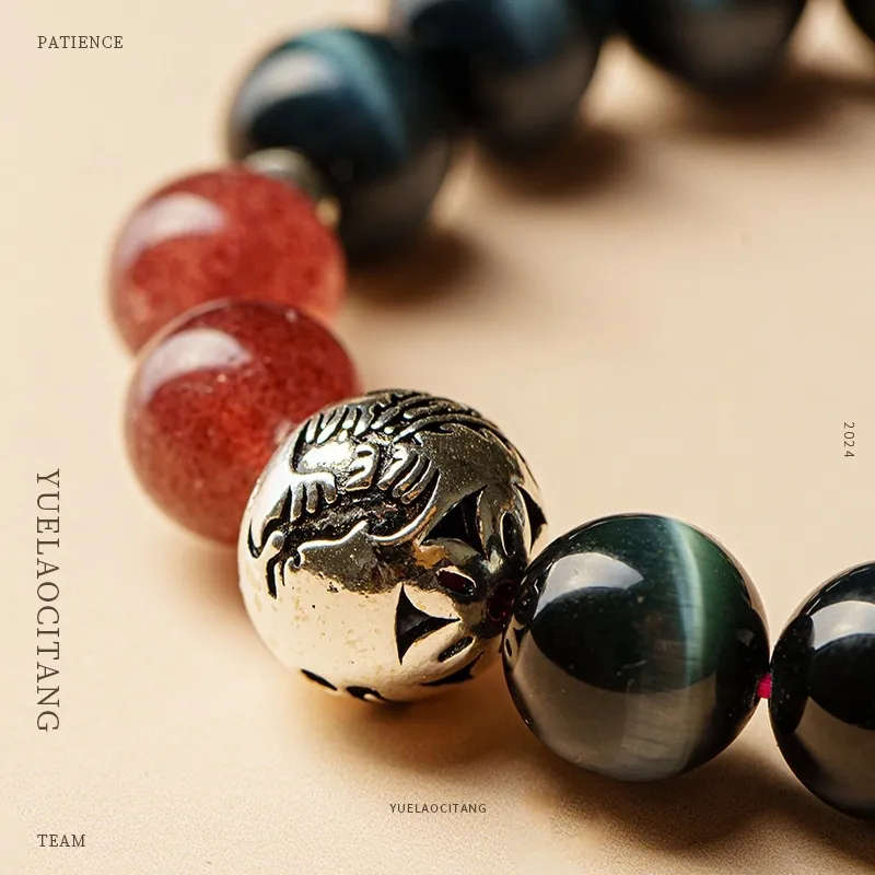ZHIZUO Tiger's Eye Stone Bracelets Unisex-4