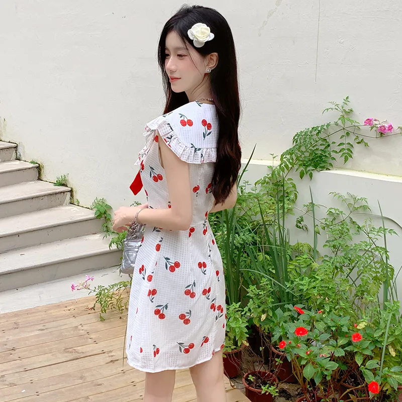 MITX Sleeveless Dresses Women's White-5