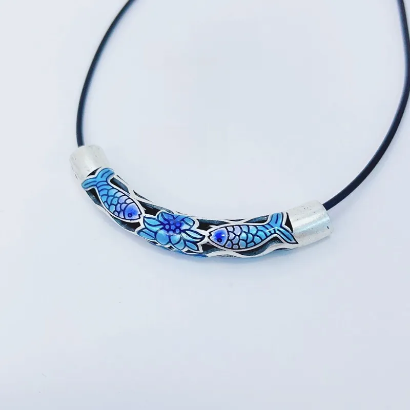 CUTE DAME S 990 Silver Necklaces Unisex Silver-1