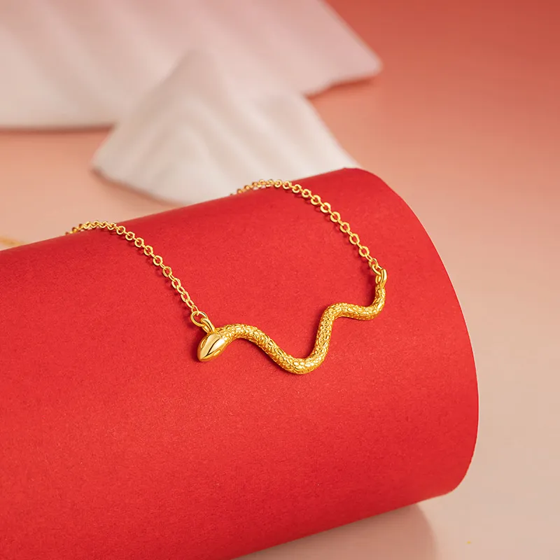 CUTE DAME S925 Sterling Silver Necklace Women's Gold-3