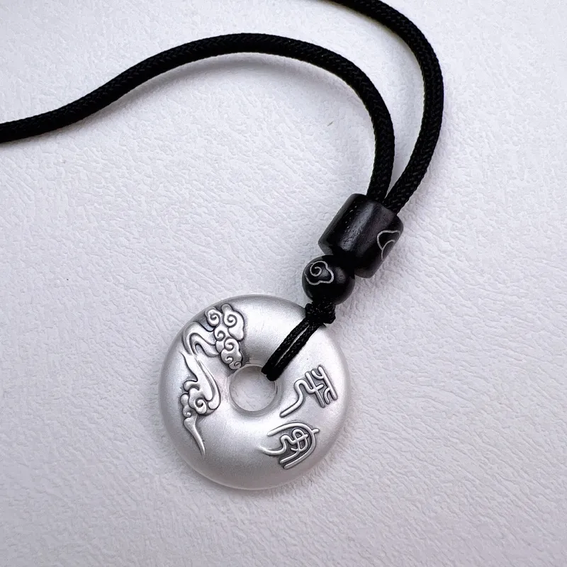 CUTE DAME S999 Sterling Silver Necklaces Unisex Silver-4
