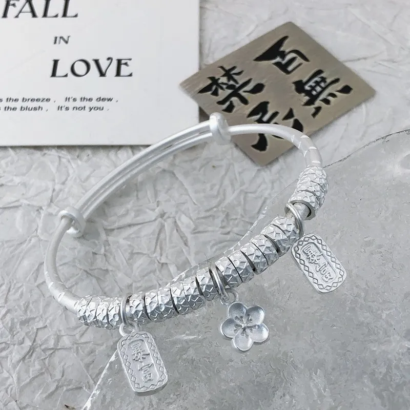 CUTE DAME S999 Bangles Women's Silver-1