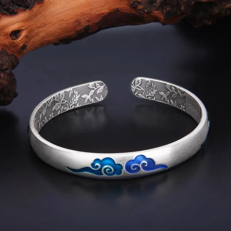 CUTE DAME S999 Sterling Silver Bracelets Women's Silver-1