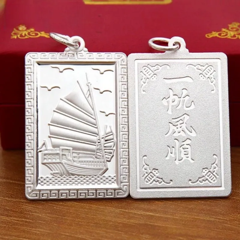 CUTE DAME 999 Fine Silver Sterling Silver Necklaces Unisex Silver-1