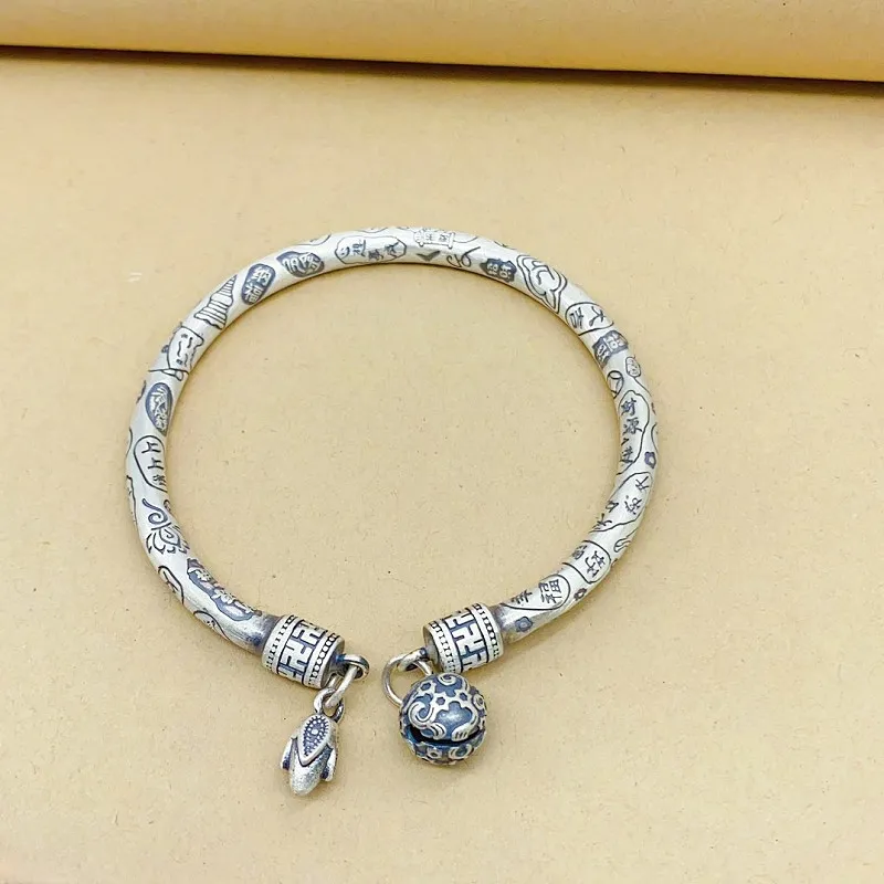 CUTE DAME S999 Sterling Silver Bracelets Women's Silver-3