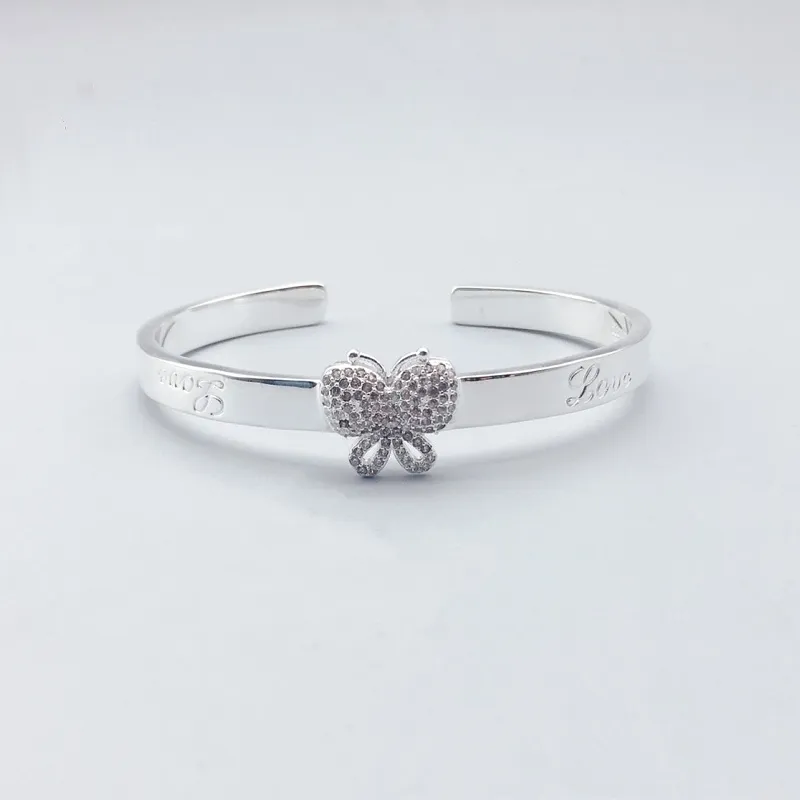 CUTE DAME S999 Sterling Silver Bracelets Women's Silver-1
