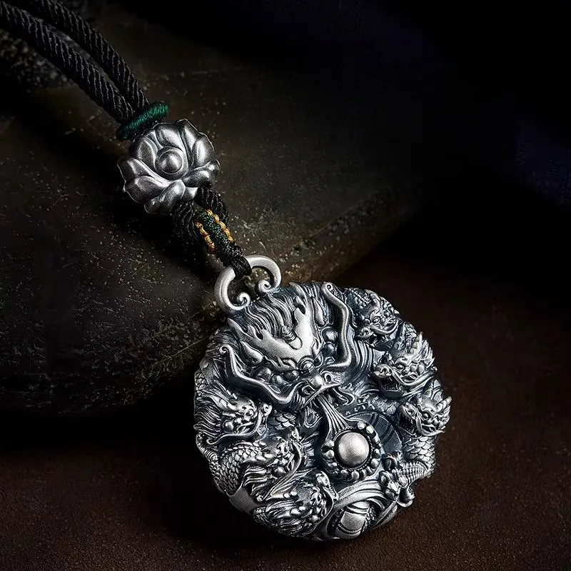 CUTE DAME S999 Sterling Silver Necklaces Unisex Silver-2