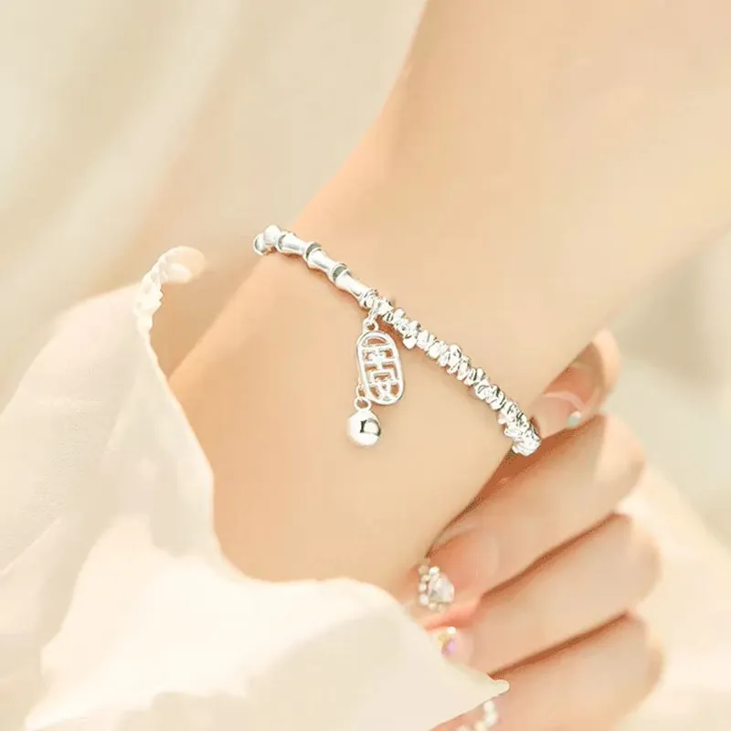 CUTE DAME Sterling Silver Bracelets Women's-3