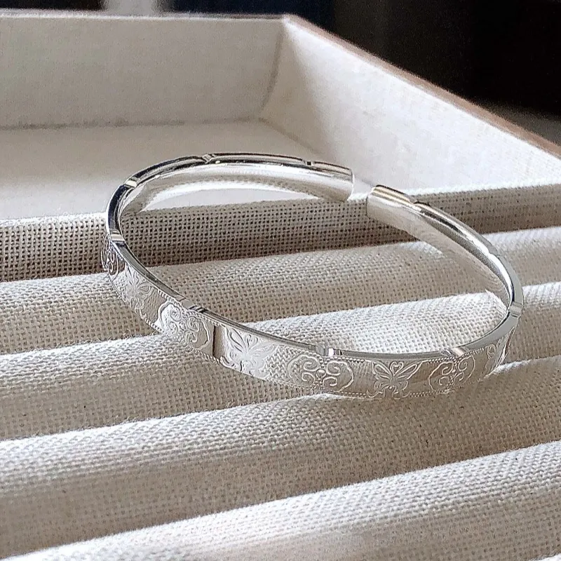 CUTE DAME S999 Bangles Women's Silver-2