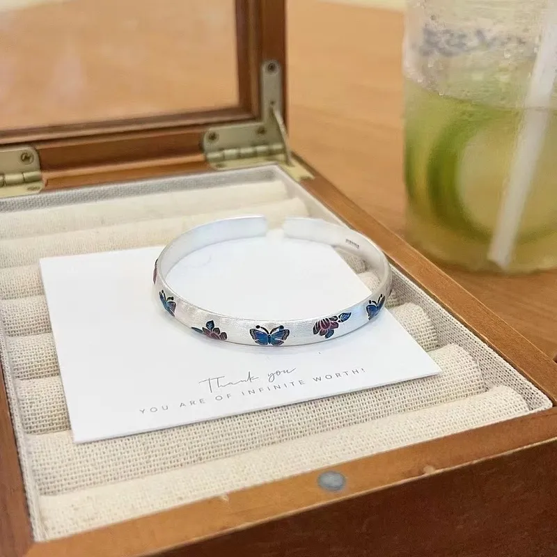 CUTE DAME 999 Fine Silver Sterling Silver Bracelets Women's Silver-3