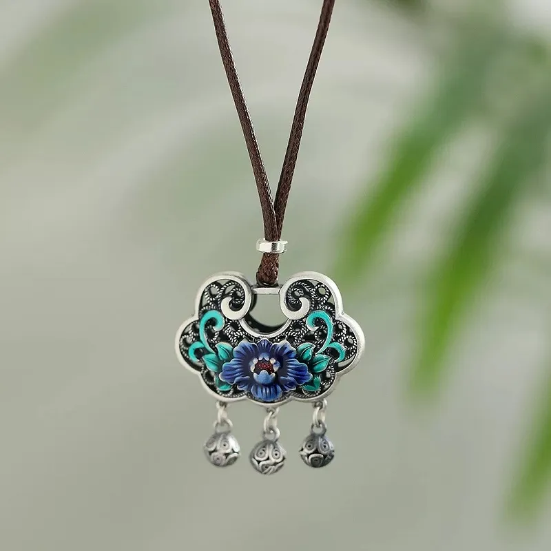 CUTE DAME S999 Fine Silver Necklaces Women's Silver-1