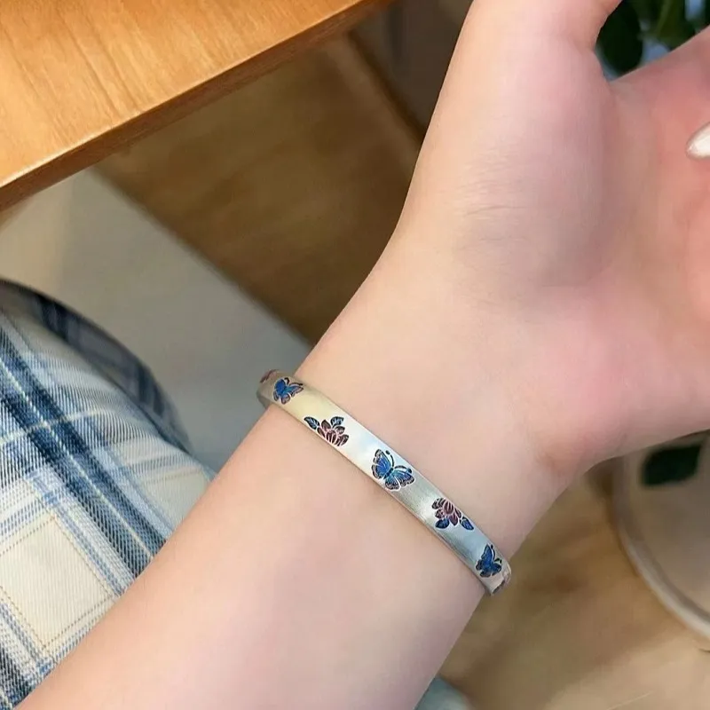 CUTE DAME 999 Fine Silver Sterling Silver Bracelets Women's Silver-2
