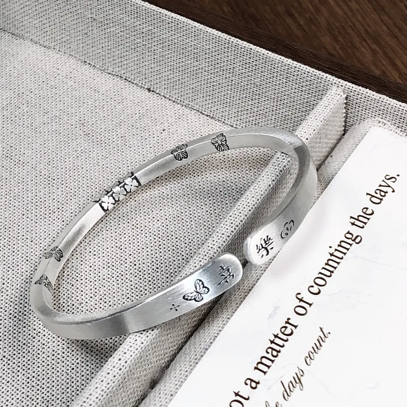CUTE DAME S999 Sterling Silver Bracelets Women's Silver-3