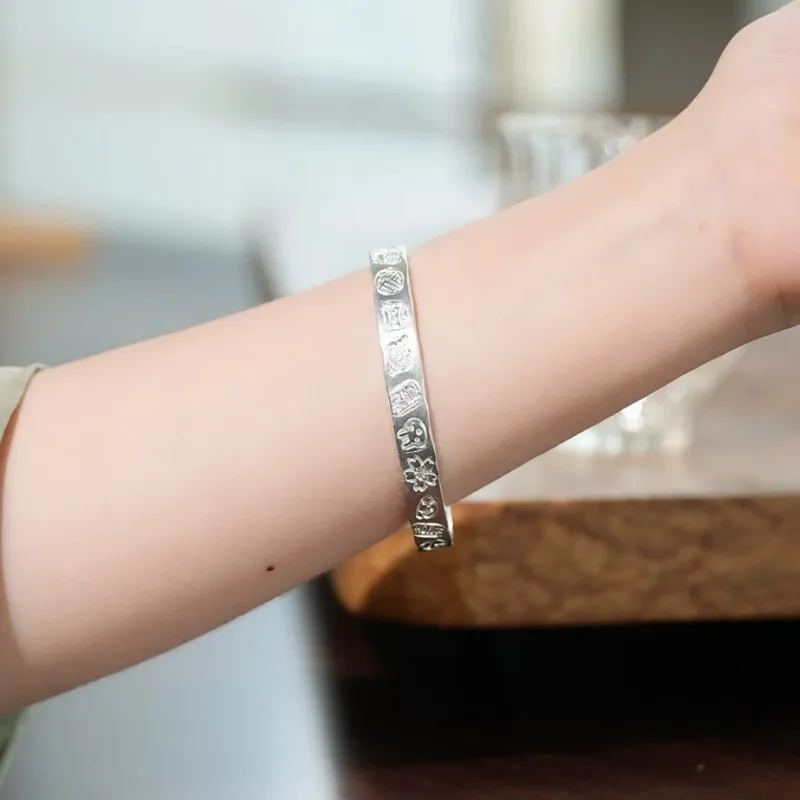 CUTE DAME 999 Fine Silver Sterling Silver Bracelets Women's Silver-2