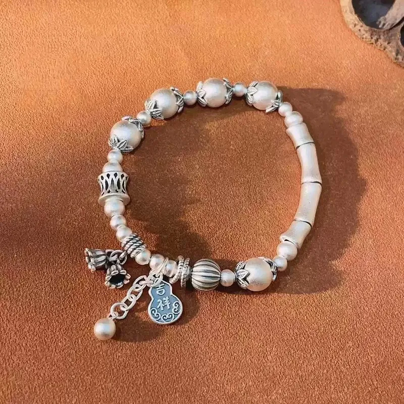 CUTE DAME 999 Fine Silver Pure Silver Bracelets Women's Silver-1