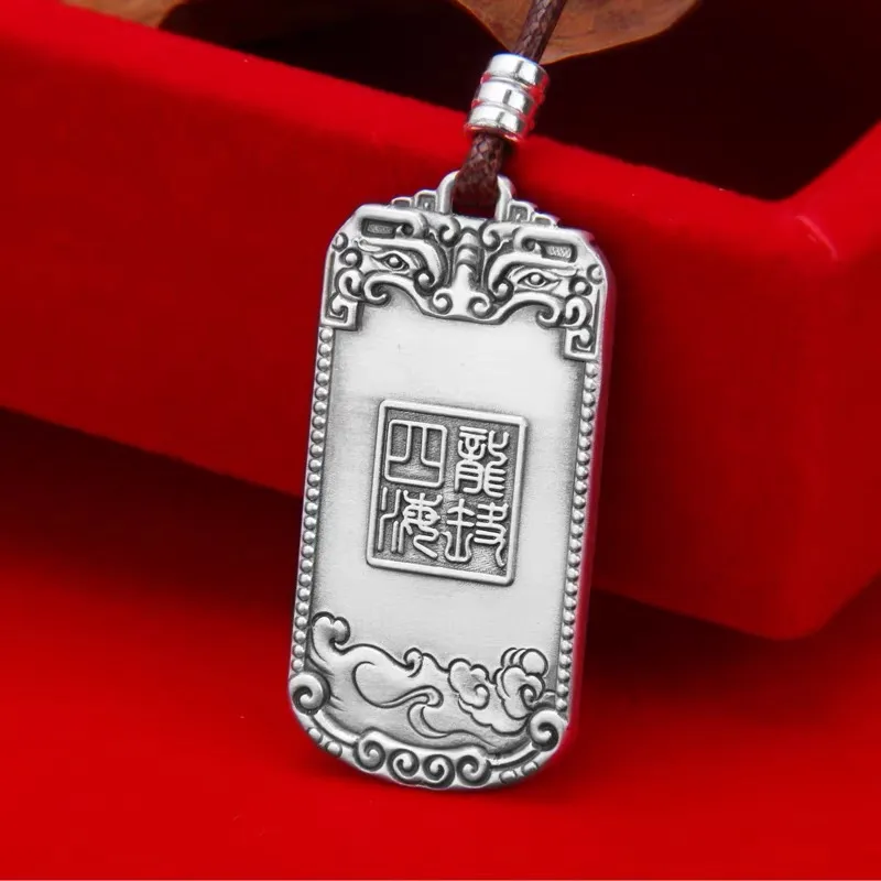 CUTE DAME S999 Sterling Silver Necklaces Unisex Silver-3