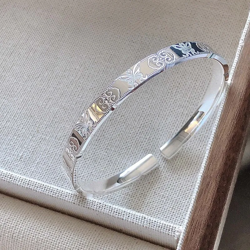 CUTE DAME S999 Bangles Women's Silver-1