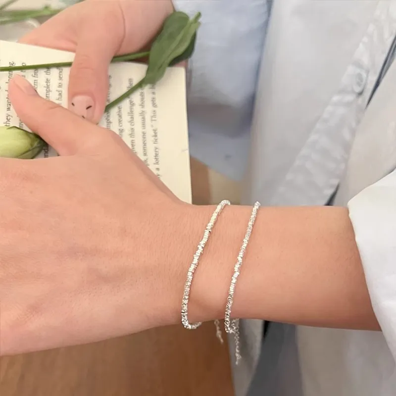 CUTE DAME Sterling Silver Bracelets Women's-3