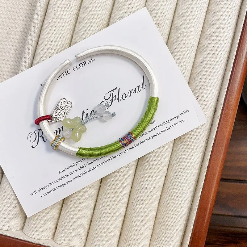 CUTE DAME S999 Sterling Silver Bracelets Women's Silver-4