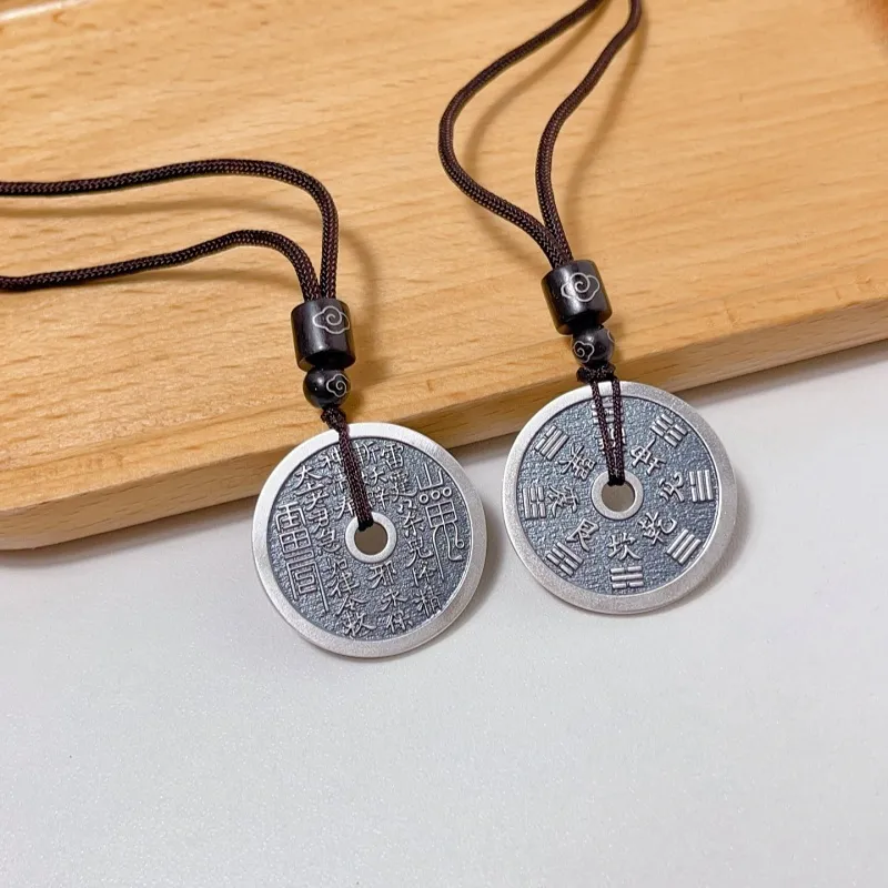 CUTE DAME S999 Sterling Silver Necklaces Unisex Silver-2
