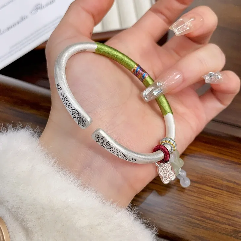CUTE DAME S999 Sterling Silver Bracelets Women's Silver-2